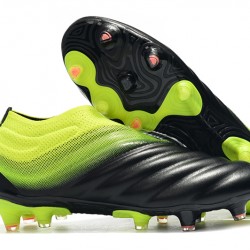 Adidas Copa 19 FG Black Green Soccer Cleats