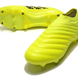 Adidas Copa 19 FG Yellow Black Soccer Cleats