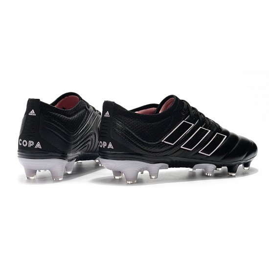 Adidas Copa 19.1 FG Black Pink White Soccer Cleats