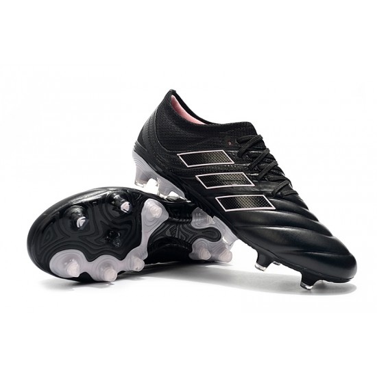 Adidas Copa 19.1 FG Black Pink White Soccer Cleats