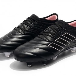 Adidas Copa 19.1 FG Black Pink White Soccer Cleats