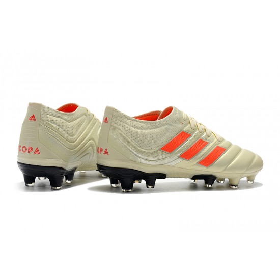 Adidas Copa 19.1 FG Orange Beige Black Soccer Cleats