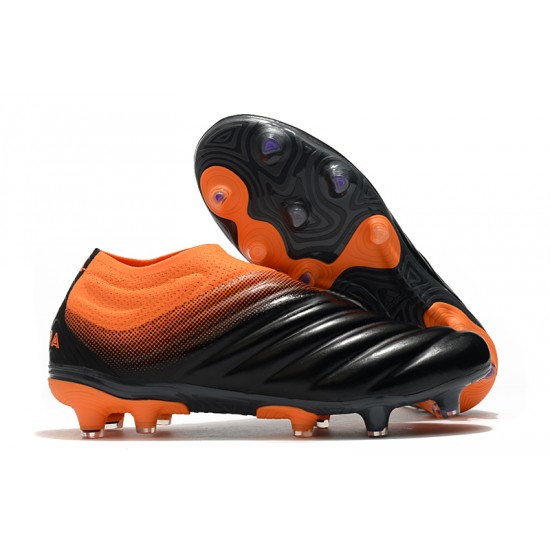 Adidas Copa 20 FG Black Orange Soccer Cleats