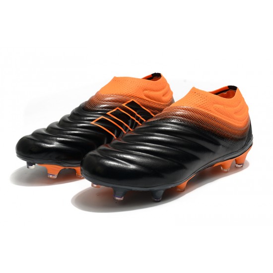 Adidas Copa 20 FG Black Orange Soccer Cleats