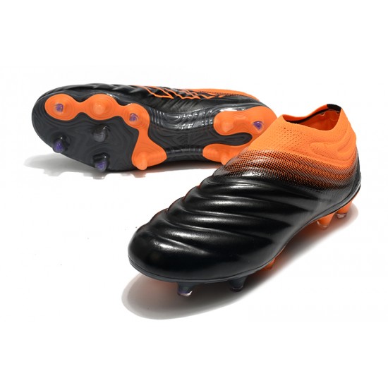 Adidas Copa 20 FG Black Orange Soccer Cleats
