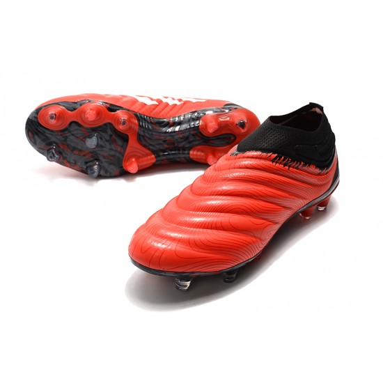 Adidas Copa 20 FG Black Red Soccer Cleats