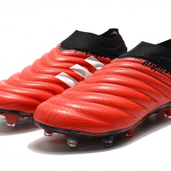 Adidas Copa 20 FG Black Red Soccer Cleats