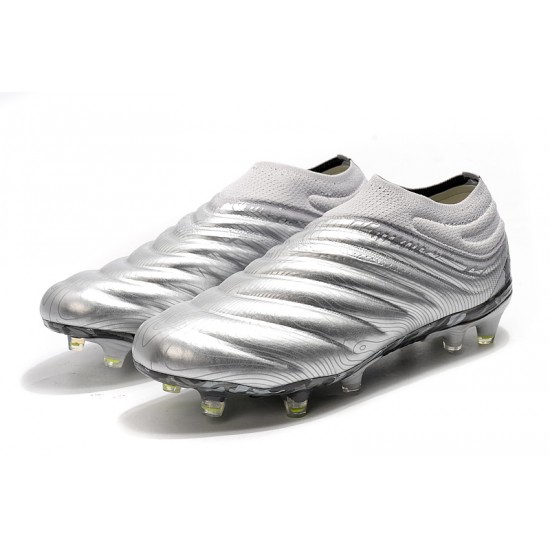 Adidas Copa 20 FG Silver Soccer Cleats