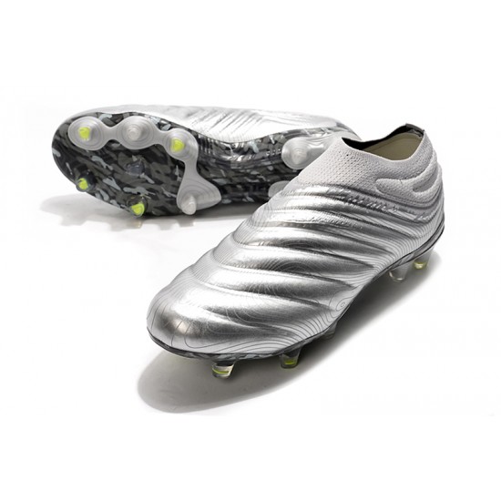 Adidas Copa 20 FG Silver Soccer Cleats