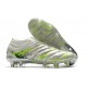 Adidas Copa 20 FG Silver Green White Soccer Cleats