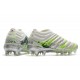 Adidas Copa 20 FG Silver Green White Soccer Cleats