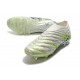 Adidas Copa 20 FG Silver Green White Soccer Cleats