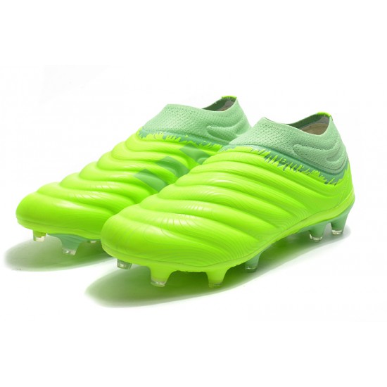 Adidas Copa 20 FG Yellow Green Soccer Cleats