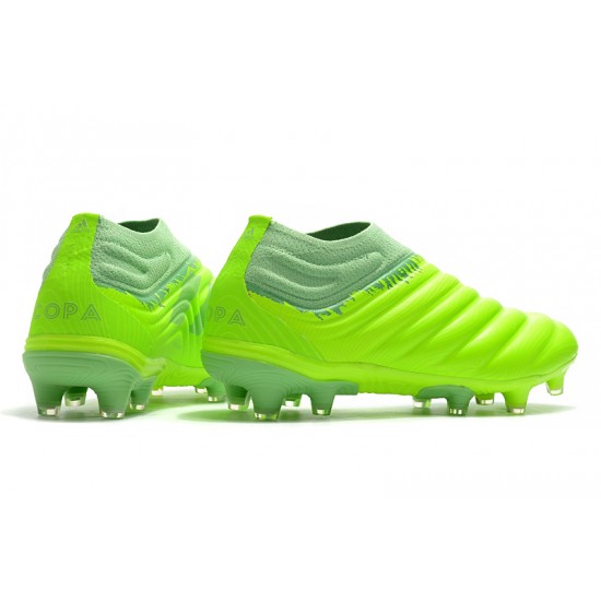 Adidas Copa 20 FG Yellow Green Soccer Cleats