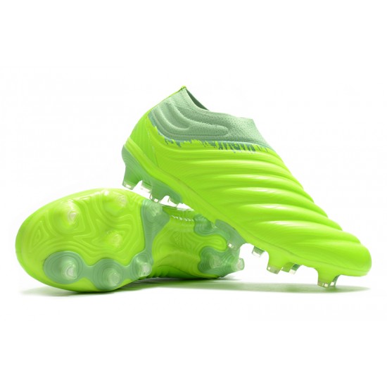 Adidas Copa 20 FG Yellow Green Soccer Cleats