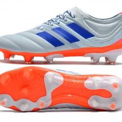 Adidas Copa 20.1 FG Low Mens Orange Grey Blue Soccer Cleats