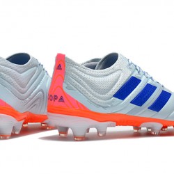 Adidas Copa 20.1 FG Low Mens Orange Grey Blue Soccer Cleats