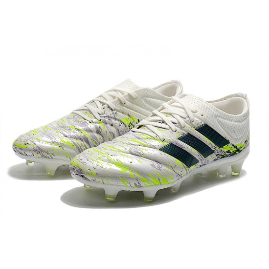 Adidas Copa 20.1 FG Silver Black Green Soccer Cleats