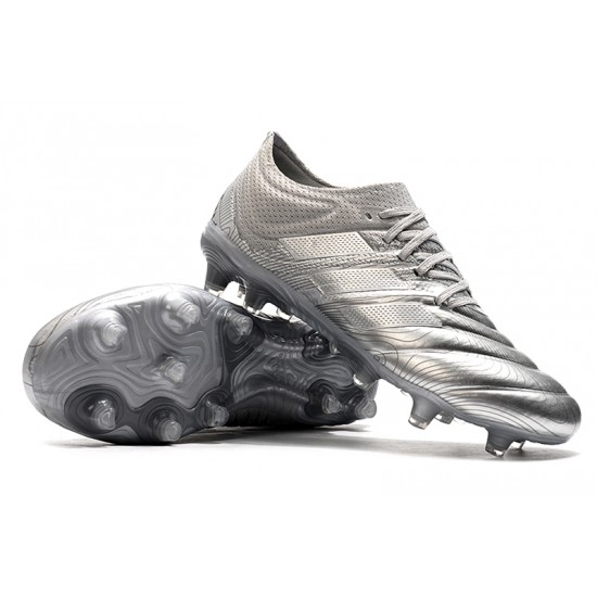 Adidas Copa 20.1 FG Silver Soccer Cleats