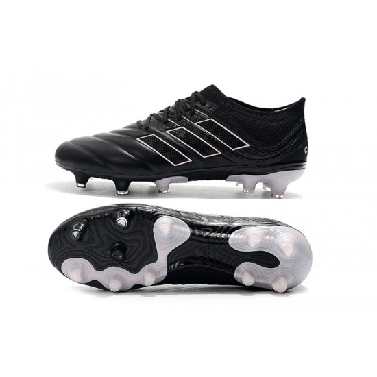 Adidas Copa 19.1 FG Black Pink White Soccer Cleats