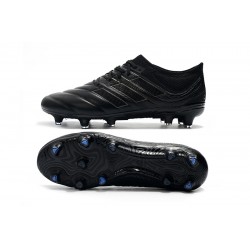 Adidas Copa 19.1 FG Deep Black Blue Soccer Cleats