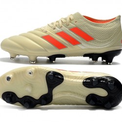 Adidas Copa 19.1 FG Orange Beige Black Soccer Cleats