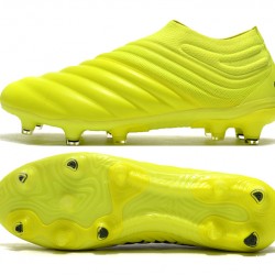 Adidas Copa 19 FG Yellow Black Soccer Cleats