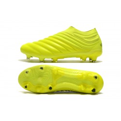 Adidas Copa 19 FG Yellow Black Soccer Cleats