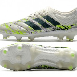 Adidas Copa 20.1 FG Silver Black Green Soccer Cleats