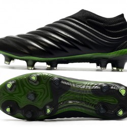 Adidas Copa 20 FG Black Green Soccer Cleats