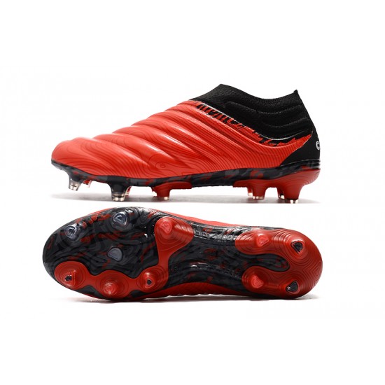 Adidas Copa 20 FG Black Red Soccer Cleats