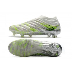 Adidas Copa 20 FG Silver Green White Soccer Cleats