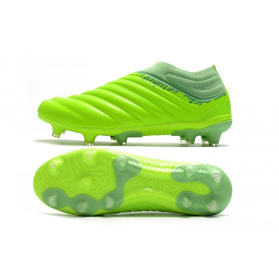 Adidas Copa 20 FG Yellow Green Soccer Cleats