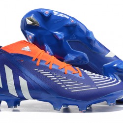 Adidas Predator Edge Geometric 1 FG Orange Blue White High-top For Men Soccer Cleats 