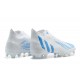 Adidas Predator Edge Geometric 1 FG White Blue High-top For Men Soccer Cleats 