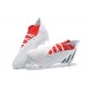 Adidas Predator Edge Geometric 1 FG White Red Black High-top For Men Soccer Cleats 