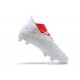 Adidas Predator Edge Geometric 1 FG White Red Black High-top For Men Soccer Cleats 