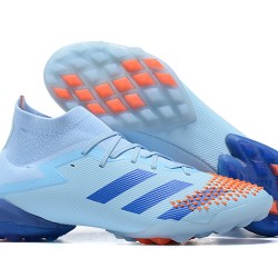 Adidas Preator Mutator 20 TF Blue Orange LightBlue High-top For Men Soccer Cleats 