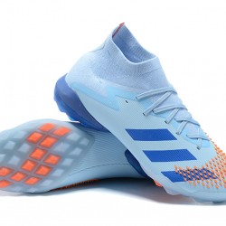 Adidas Preator Mutator 20 TF Blue Orange LightBlue High-top For Men Soccer Cleats 