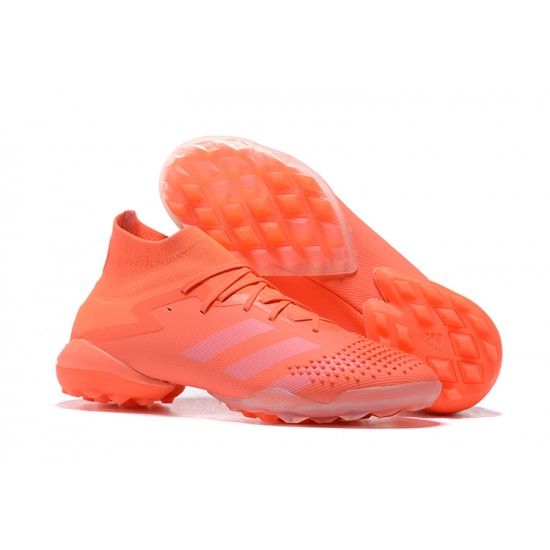 Adidas Preator Mutator 20 TF Orange High-top For Men Soccer Cleats 