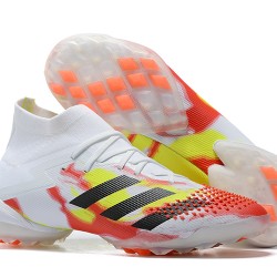 Adidas Preator Mutator 20 TF Orange Yellow White High-top For Men Soccer Cleats 