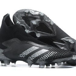 Adidas Preator Mutator 20+ FG Black Gray High-top For Men Soccer Cleats 