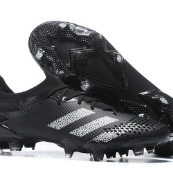 Adidas Preator Mutator 20+ FG Black Lce Low-top For Men Soccer Cleats 