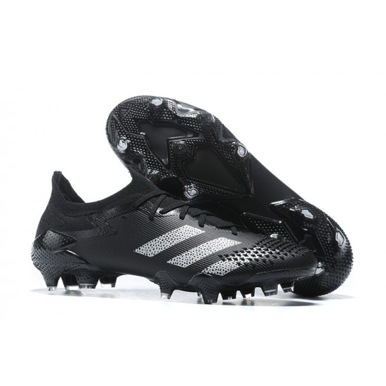 Adidas Preator Mutator 20+ FG Black Lce Low-top For Men Soccer Cleats