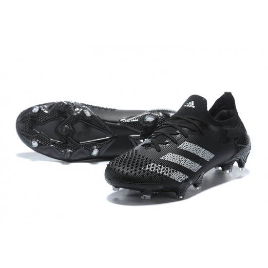 Adidas Preator Mutator 20+ FG Black Lce Low-top For Men Soccer Cleats