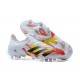 Adidas Preator Mutator 20+ FG Black Yellow Red White Low-top For Men Soccer Cleats 