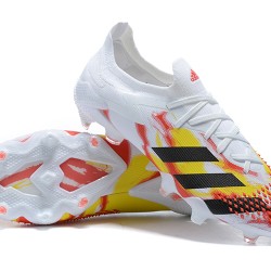 Adidas Preator Mutator 20+ FG Black Yellow Red White Low-top For Men Soccer Cleats 