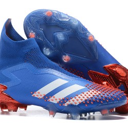 Adidas Preator Mutator 20+ FG Blue LightOrange High-top For Men Soccer Cleats 