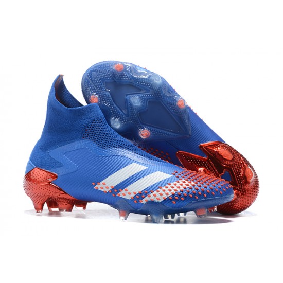 Adidas Preator Mutator 20+ FG Blue LightOrange High-top For Men Soccer Cleats