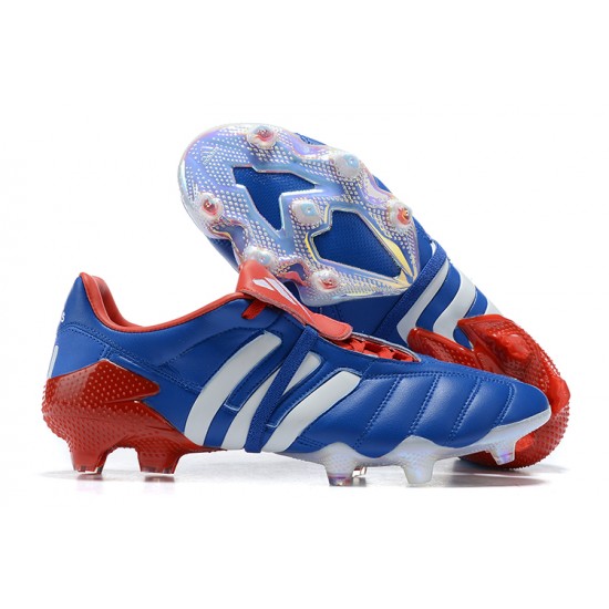 Adidas Preator Mutator 20+ FG Blue Red Low-top For Men Soccer Cleats